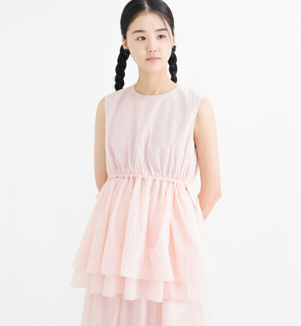  「eunoia | ノースリーブブラウス WOMEN」|シャツ・ブラウス|