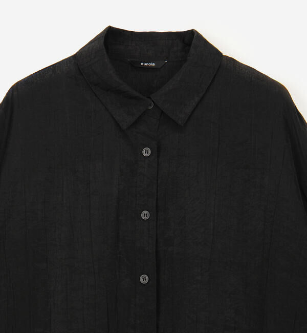  「eunoia| 長袖 シアーシャツ WOMEN」|シャツ・ブラウス|