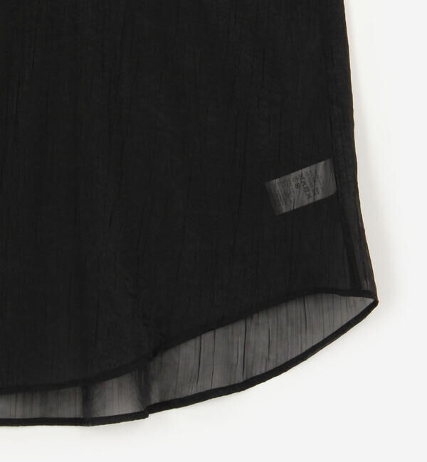  「eunoia| 長袖 シアーシャツ WOMEN」|シャツ・ブラウス|