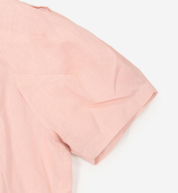  「eunoia | リネン ピンタック半袖ワンピース WOMEN」|ワンピース|