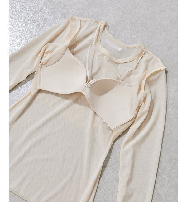  「【NICENICE MOMENT】MESH LS SHELL」|インナー|