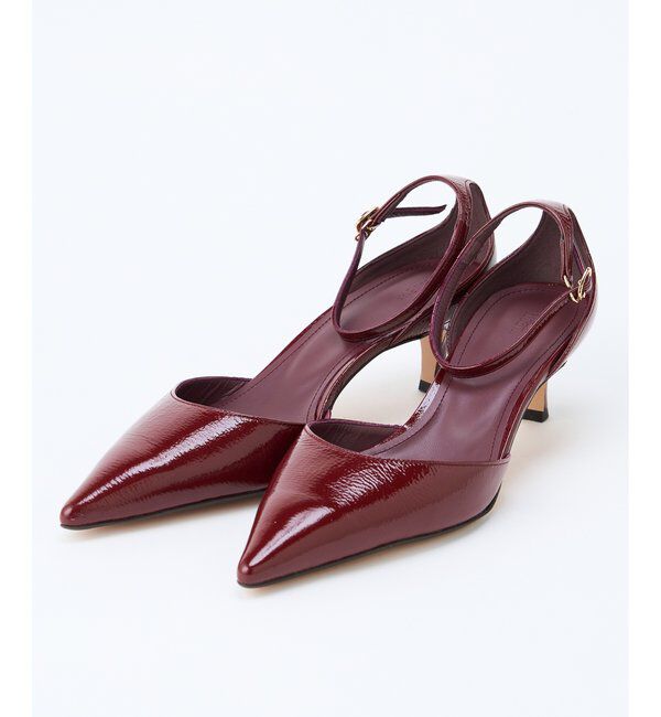 Hoaw.「【Hoaw.】エナメルポインテッドパンプス」|パンプス|