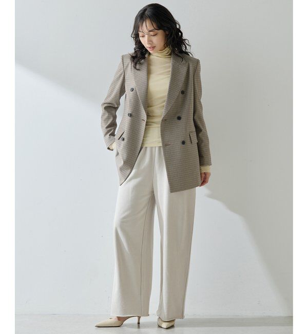  「ガンクラブチェックダブルジャケット」|テーラードジャケット|