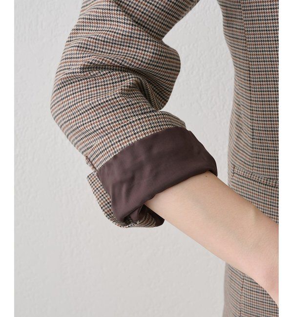  「ガンクラブチェックダブルジャケット」|テーラードジャケット|