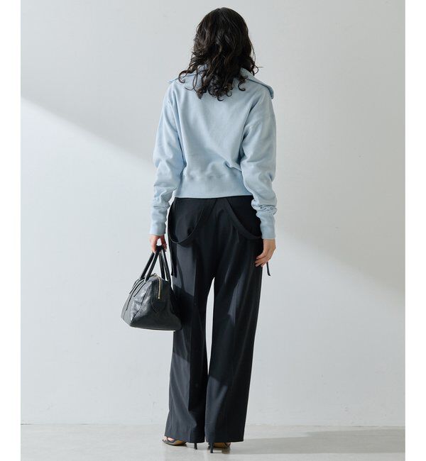  「ハーフジップロゴ裏毛プルオーバー」|Tシャツ・カットソー|