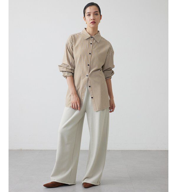 THE PAUSE「【THE PAUSE】ストライプシェイプシャツ」|シャツ・ブラウス|