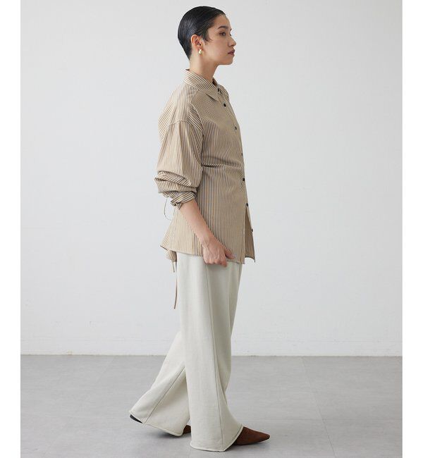 THE PAUSE「【THE PAUSE】ストライプシェイプシャツ」|シャツ・ブラウス|