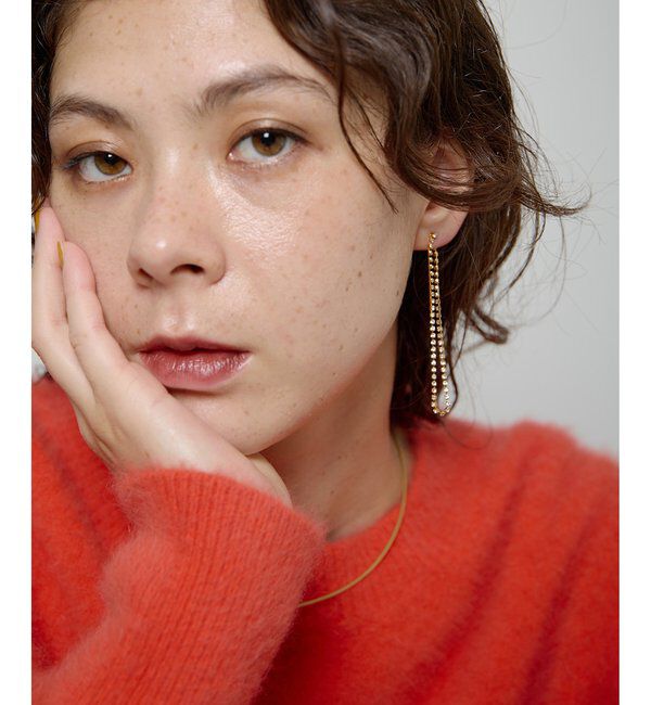  「【インフルエンサーコラボ】ビジューアレンジピアスGD」|リング|