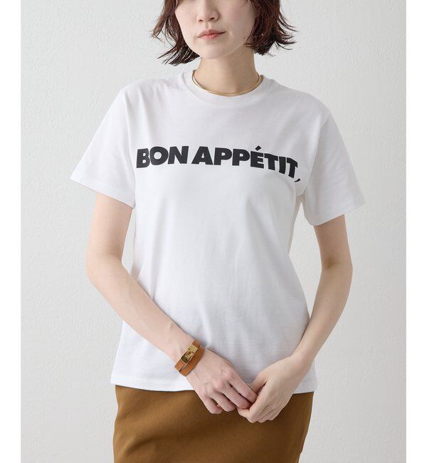  「【Drawing Numbers】ボナペティプリントTシャツ」|Tシャツ・カットソー|