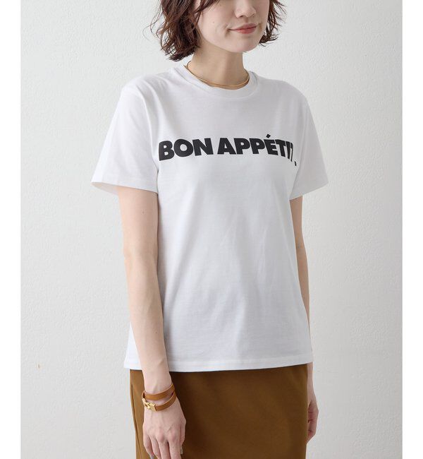  「【Drawing Numbers】ボナペティプリントTシャツ」|Tシャツ・カットソー|