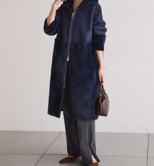  「リバーシブルフェイクファーコート」|その他|