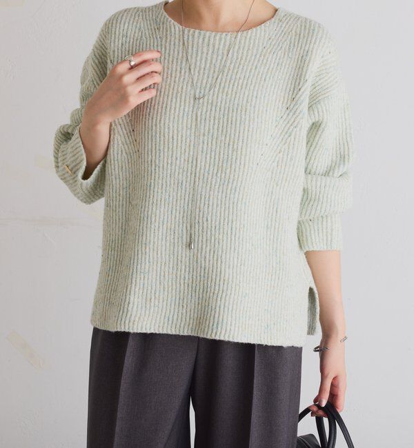 「ラメノット2WAYニット」|ニット・セーター|