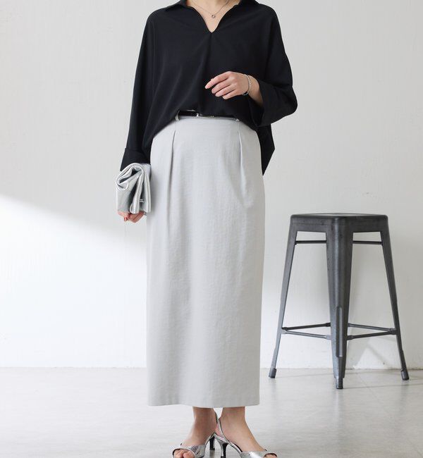  「シェルタリングタックスカート」|スカート|