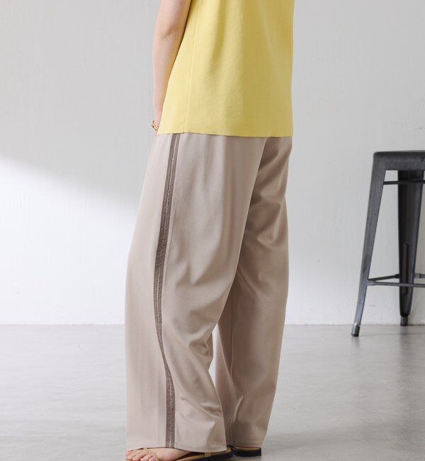  「【接触冷感/ストレッチ】イージースラックスパンツ」|チノ|