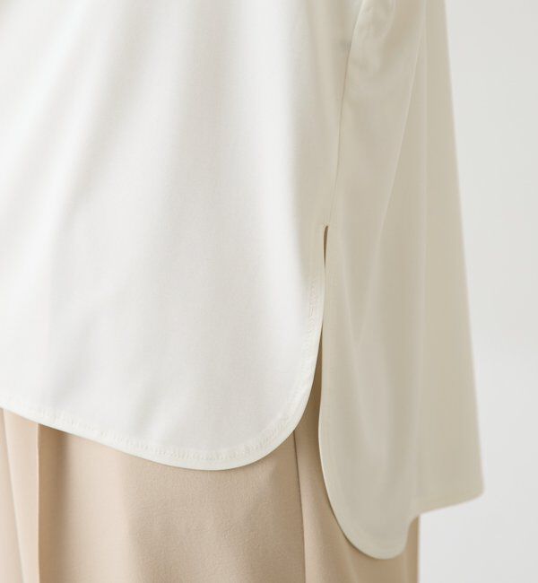  「ストレッチサテンTシャツ」|Tシャツ・カットソー|