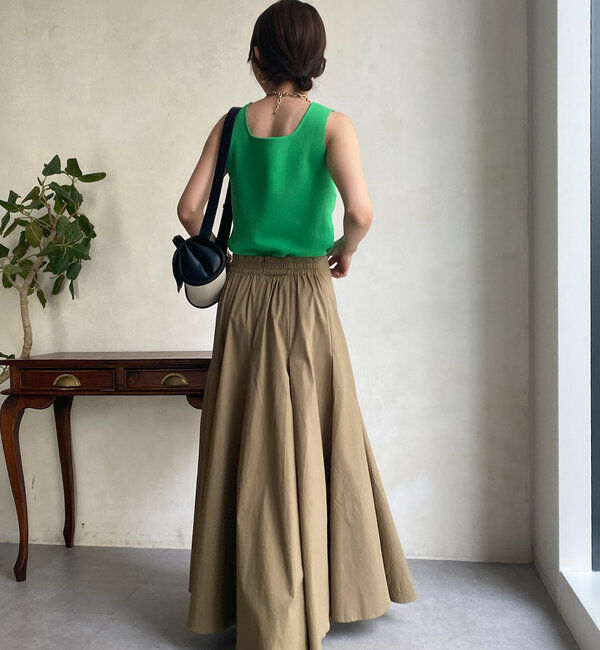  「スクエアニットタンク」|ニット・セーター|