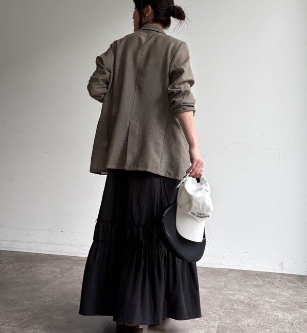  「【ウォッシャブル】シアーダブルジャケット」|テーラードジャケット|