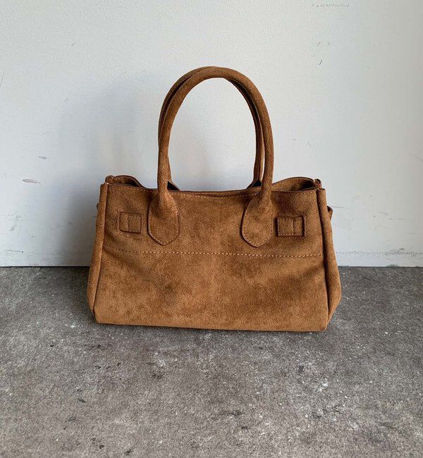  「フェイクスエードスクエアバッグ」|トートバッグ|