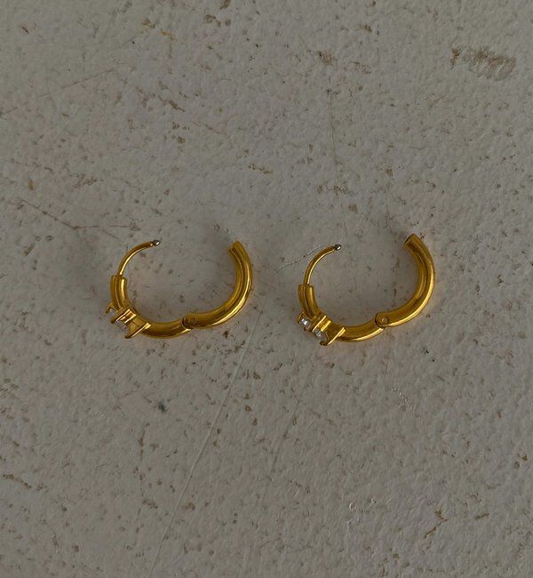  「【インフルエンサー SAKURA企画】アレルギー対応 スターピアス」|ピアス|