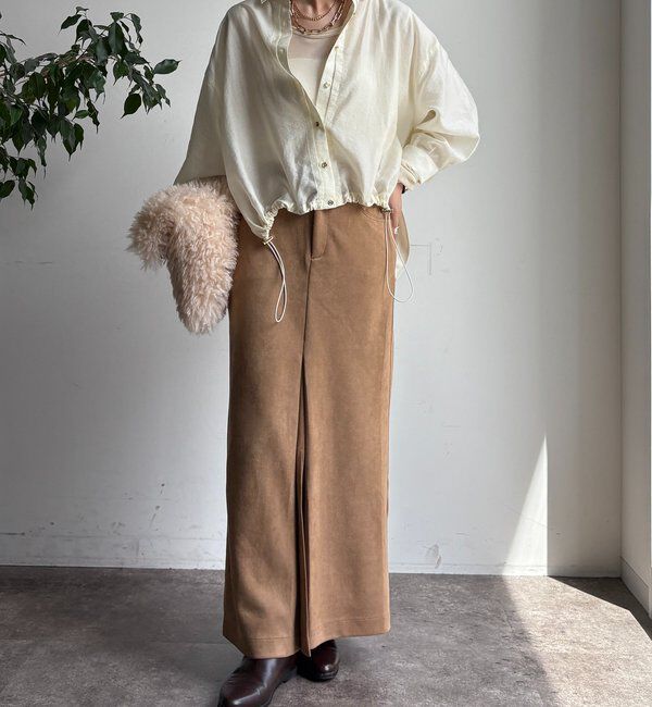  「襟付シアースピンドルブラウス」|シャツ・ブラウス|