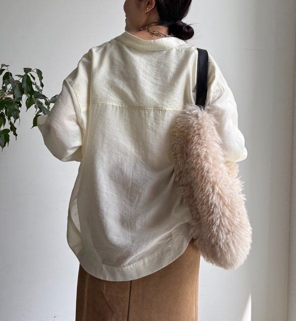  「襟付シアースピンドルブラウス」|シャツ・ブラウス|