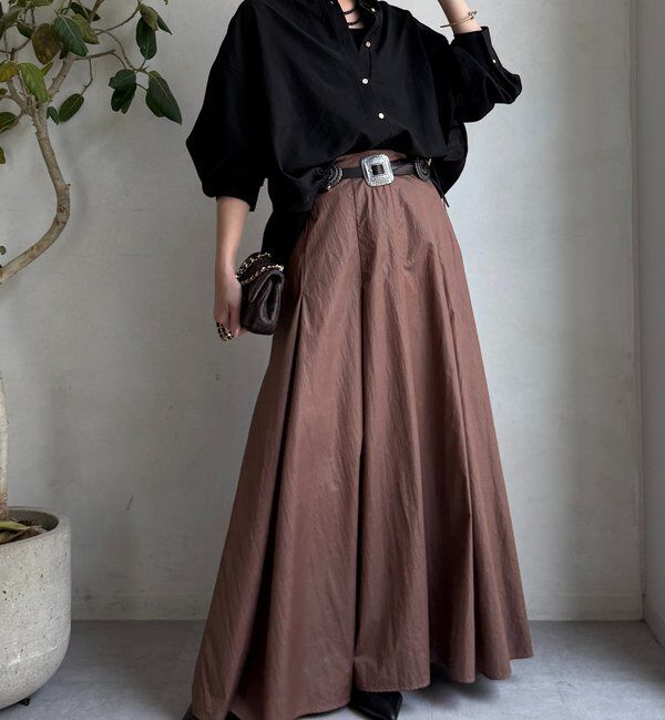  「襟付シアースピンドルブラウス」|シャツ・ブラウス|