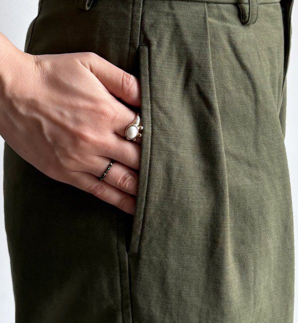  「タックトラウザーパンツ」|チノ|