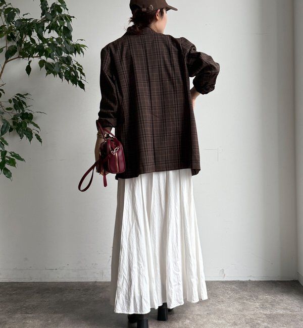  「チェックダブルジャケット」|テーラードジャケット|