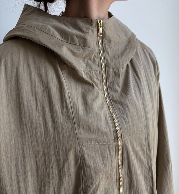  「フィブリルタッチフーディージップロングコート」|その他|