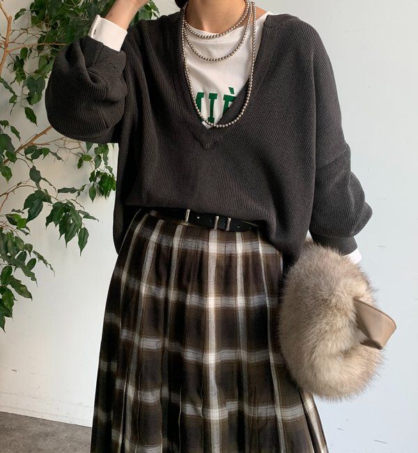  「スキッパープルオーバー」|ニット・セーター|