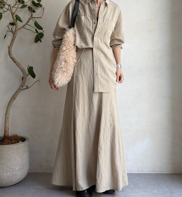  「【セットアップ対応】ピグメントライクフレアスカート」|スカート|