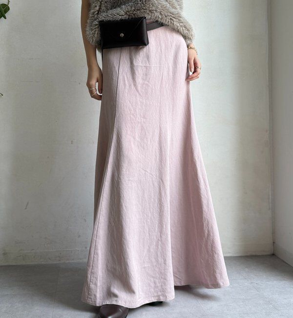  「【セットアップ対応】ピグメントライクフレアスカート」|スカート|