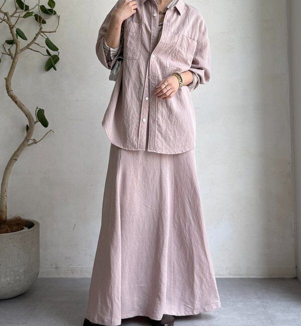  「【セットアップ対応】ピグメントライクフレアスカート」|スカート|