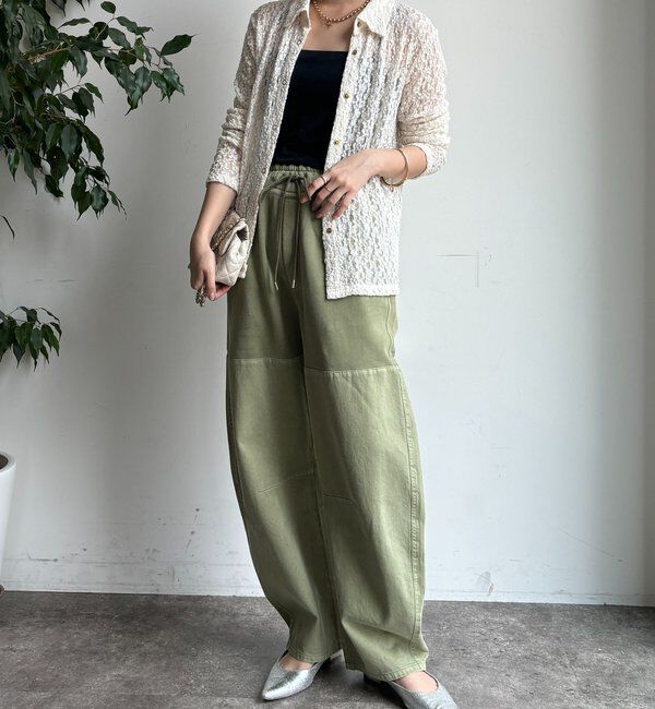  「ラメシアーレースシャツ」|シャツ・ブラウス|