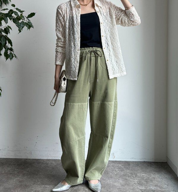  「ラメシアーレースシャツ」|シャツ・ブラウス|