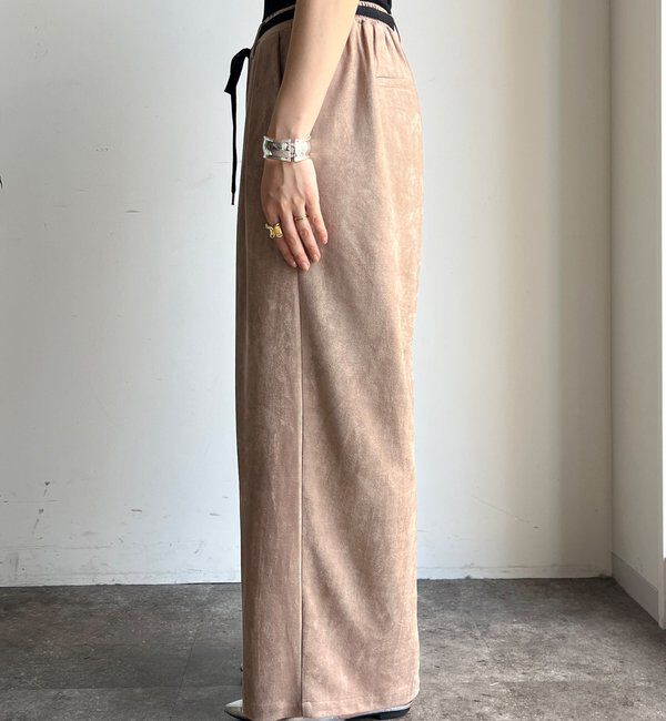  「スウェードタックパンツ」|チノ|