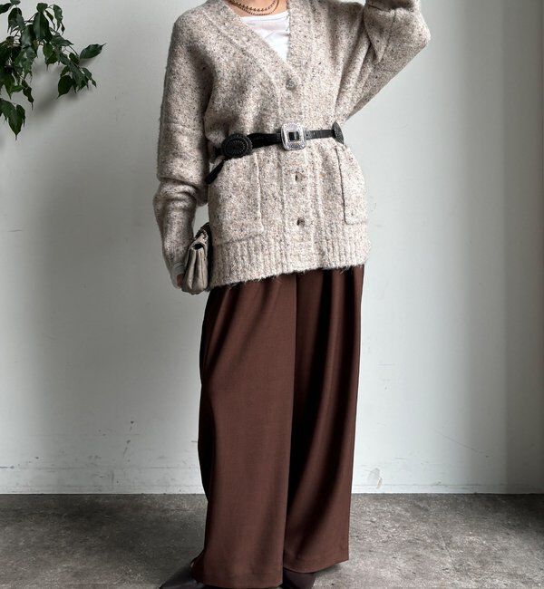  「メランジタックワイドパンツ」|チノ|