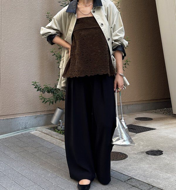  「フロッキーレースビスチェ」|シャツ・ブラウス|