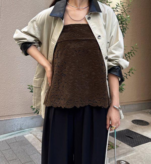  「フロッキーレースビスチェ」|シャツ・ブラウス|