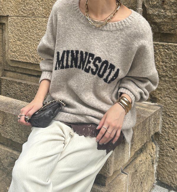  「MINNESOTA 2WAYカーディガン」|ニット・セーター|エクリュ