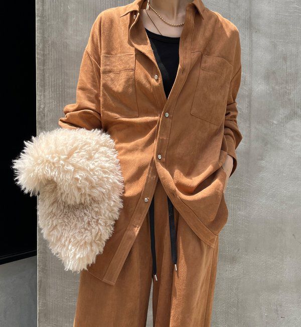  「スウェードシャツ」|シャツ・ブラウス|