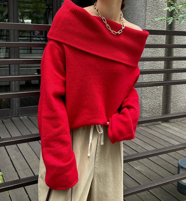  「オフタートルプルオーバー」|ニット・セーター|