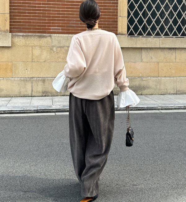  「メリノウール100%ボートネック」|ニット・セーター|