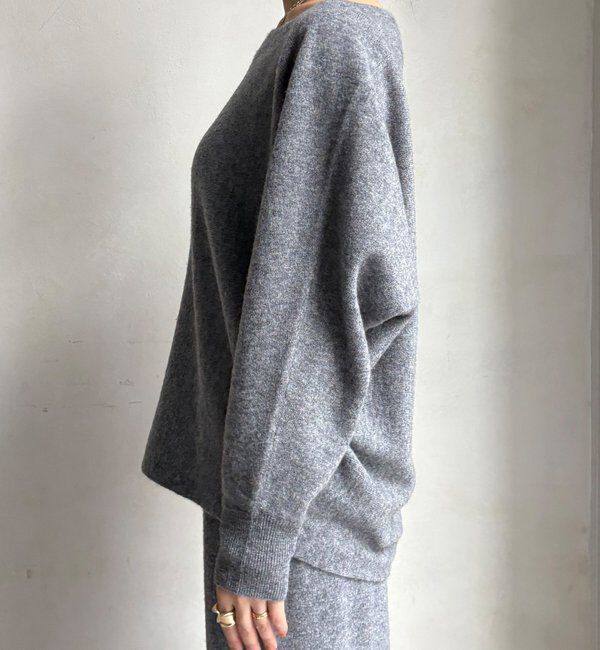  「メリノウール100%ボートネック」|ニット・セーター|