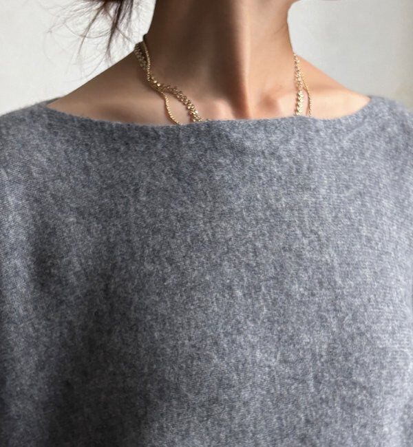  「メリノウール100%ボートネック」|ニット・セーター|