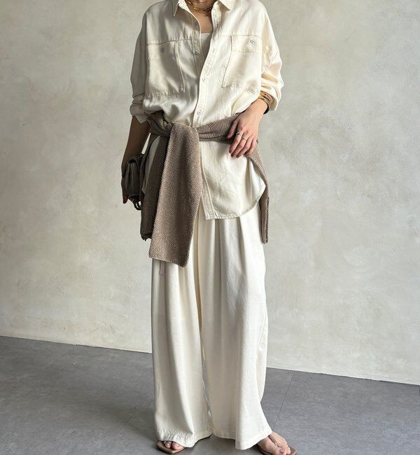  「【セットアップ可能】リヨセルシャツ」|シャツ・ブラウス|