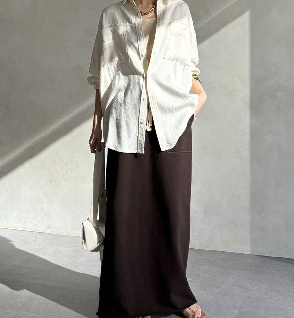  「【セットアップ可能】リヨセルシャツ」|シャツ・ブラウス|