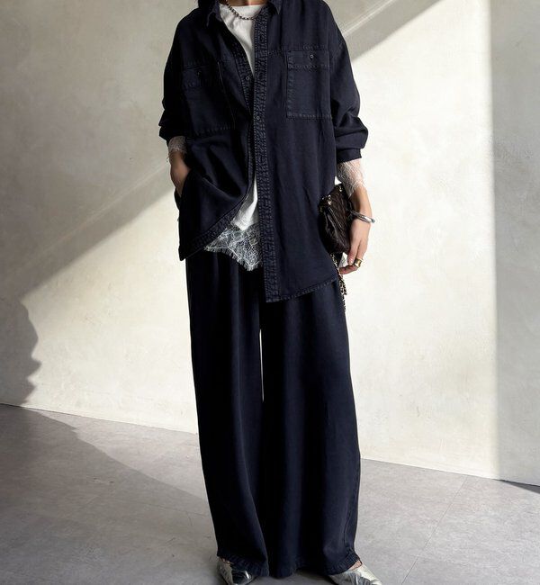  「【セットアップ可能】リヨセルシャツ」|シャツ・ブラウス|