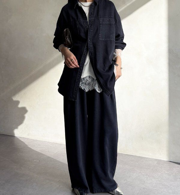  「【セットアップ可能】リヨセルシャツ」|シャツ・ブラウス|