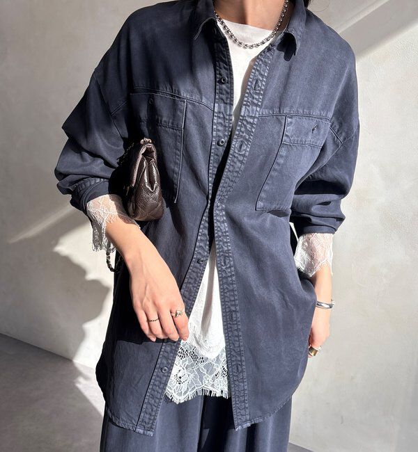  「【セットアップ可能】リヨセルシャツ」|シャツ・ブラウス|